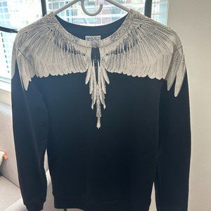 Marcelo Burlon White Wings Sweatshirt/Crewneck in Black Size XXS